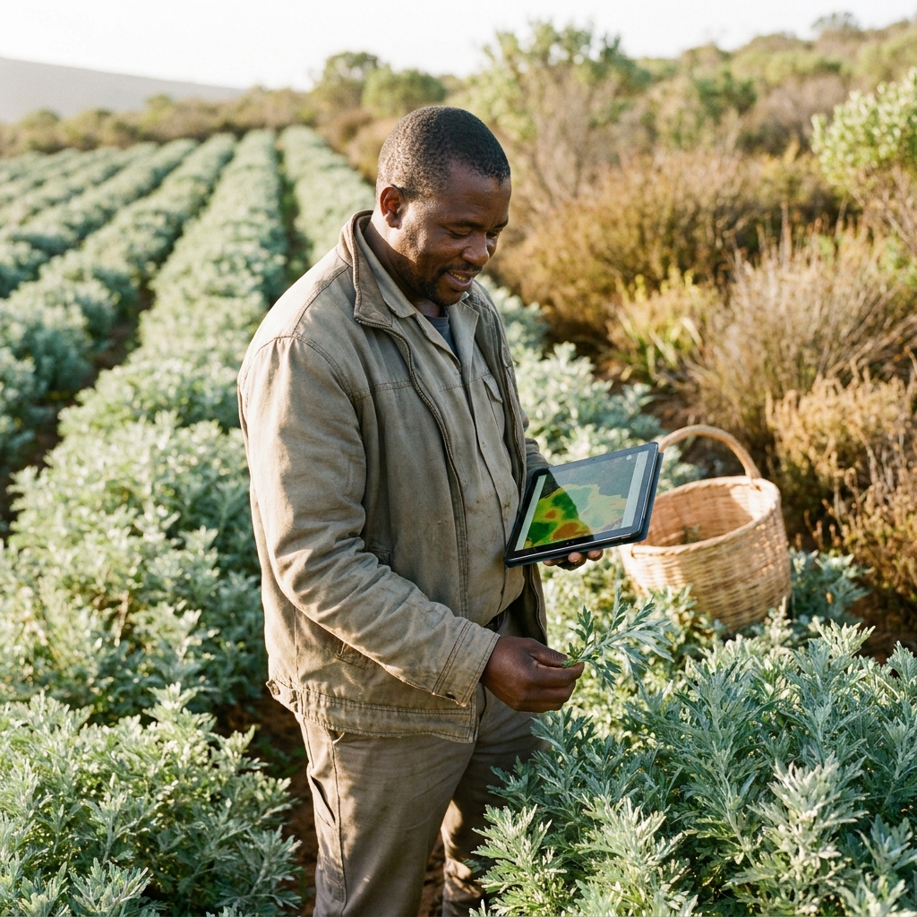 Artemisia afra and NDVI: How Cultivation Science Supports a Consistent Herbal Raw Material